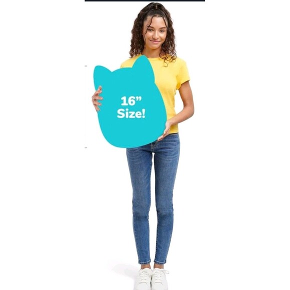 Squishmallows Original 16-Inch Boyle Blue Fruit Bat Plush Soft Stuffed Animals - Picture 2 of 6